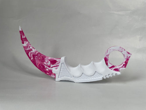 Dekorativ Marmorert Karambit #01