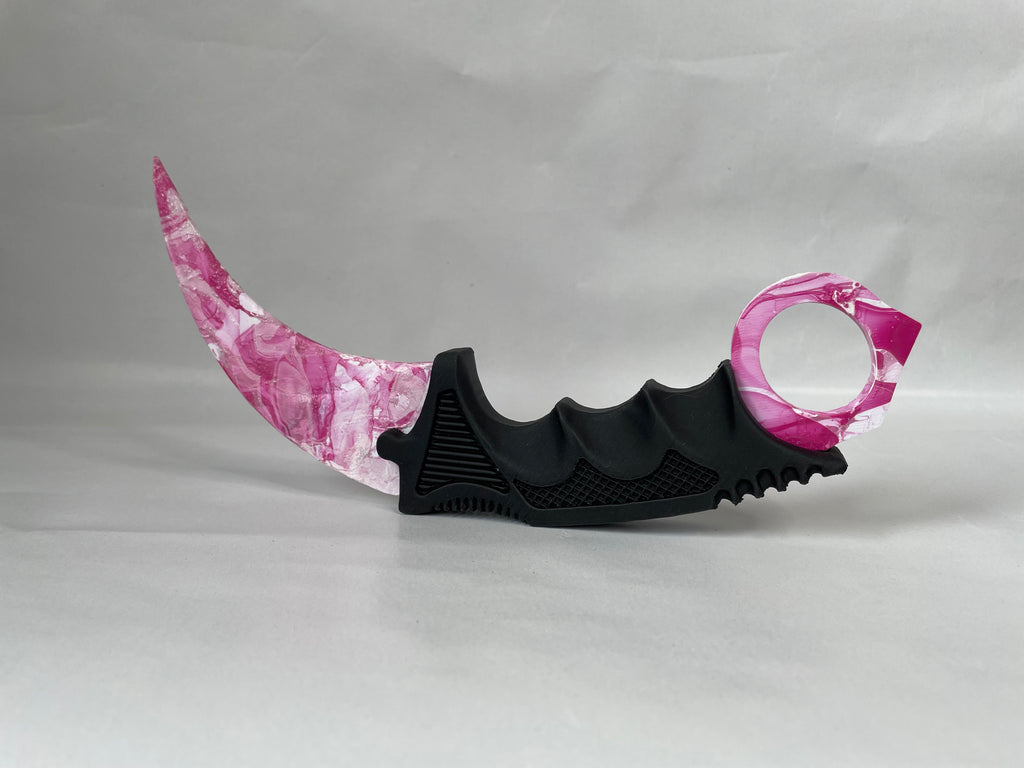 Dekorativ Marmorert Karambit #06