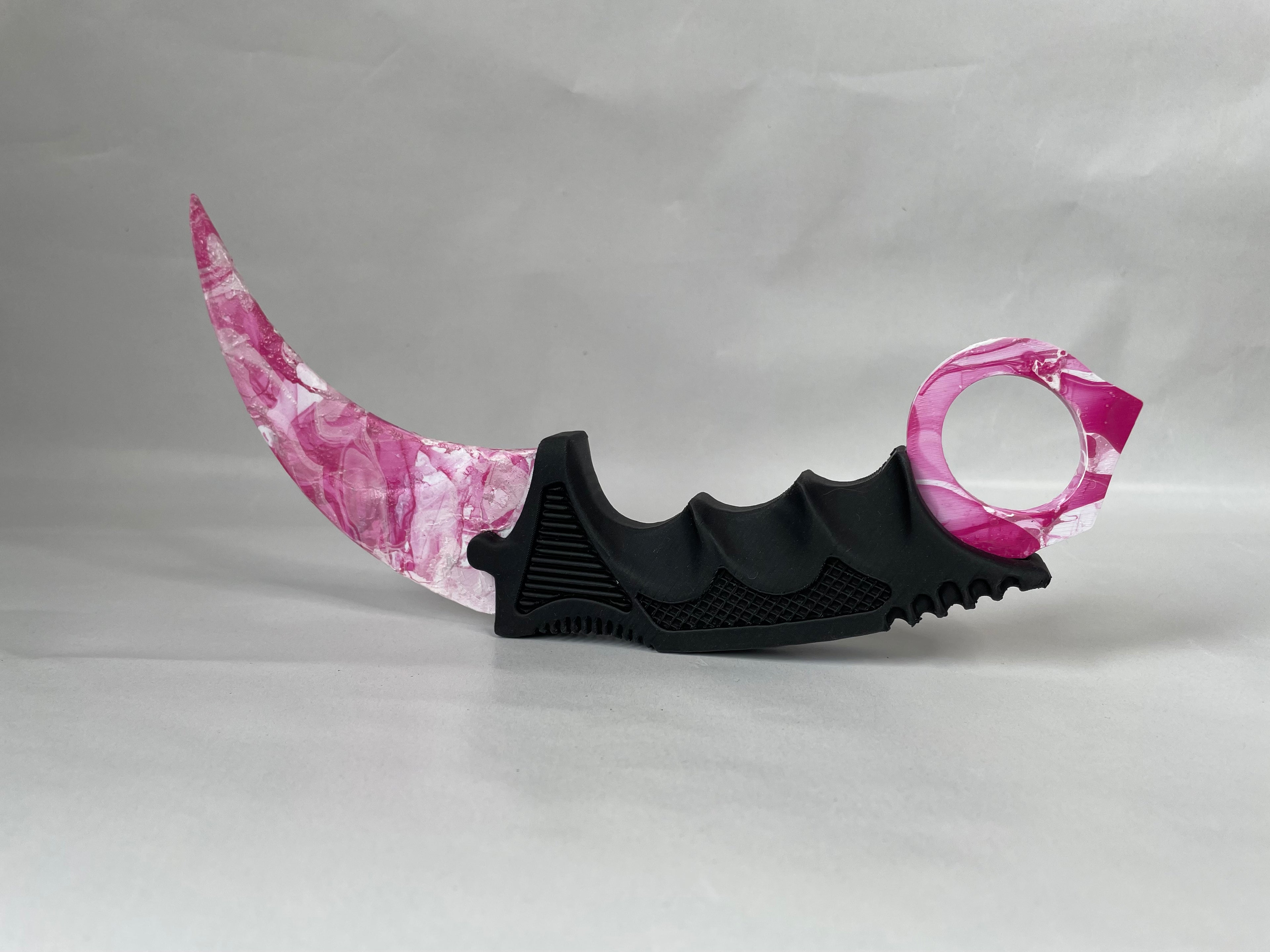 Dekorativ Marmorert Karambit #06