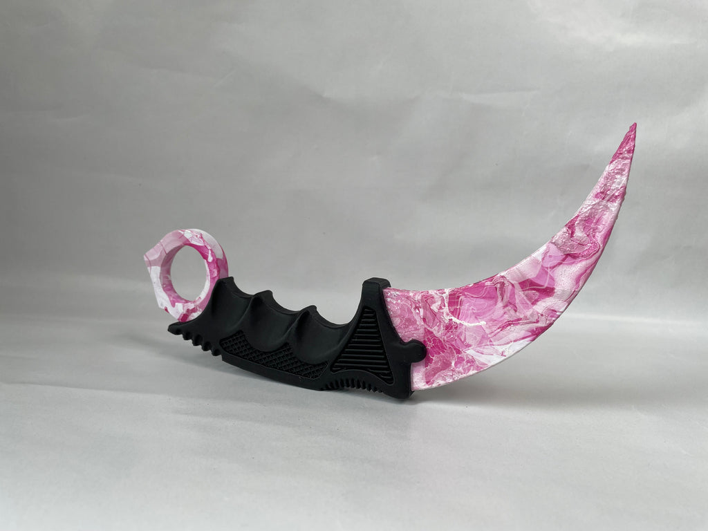 Dekorativ Marmorert Karambit #06