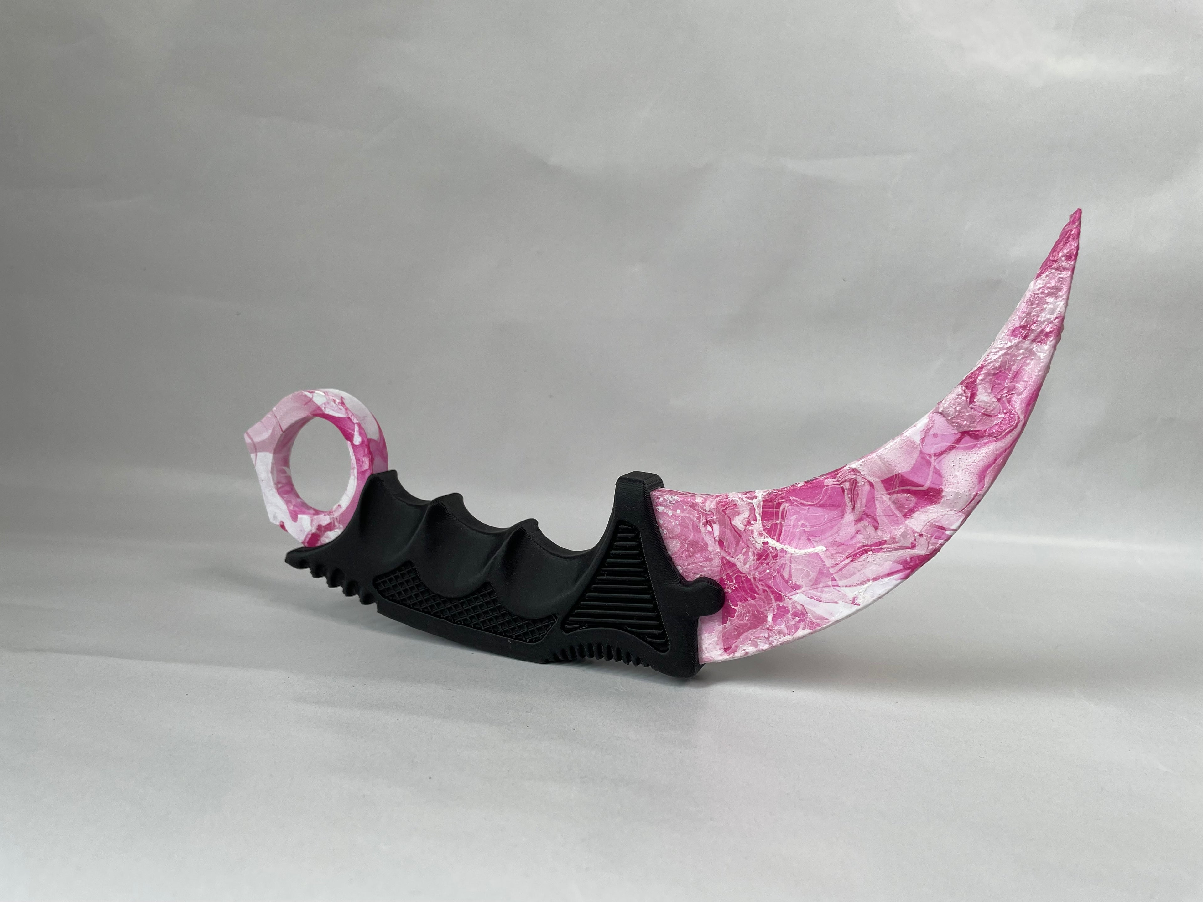 Dekorativ Marmorert Karambit #06