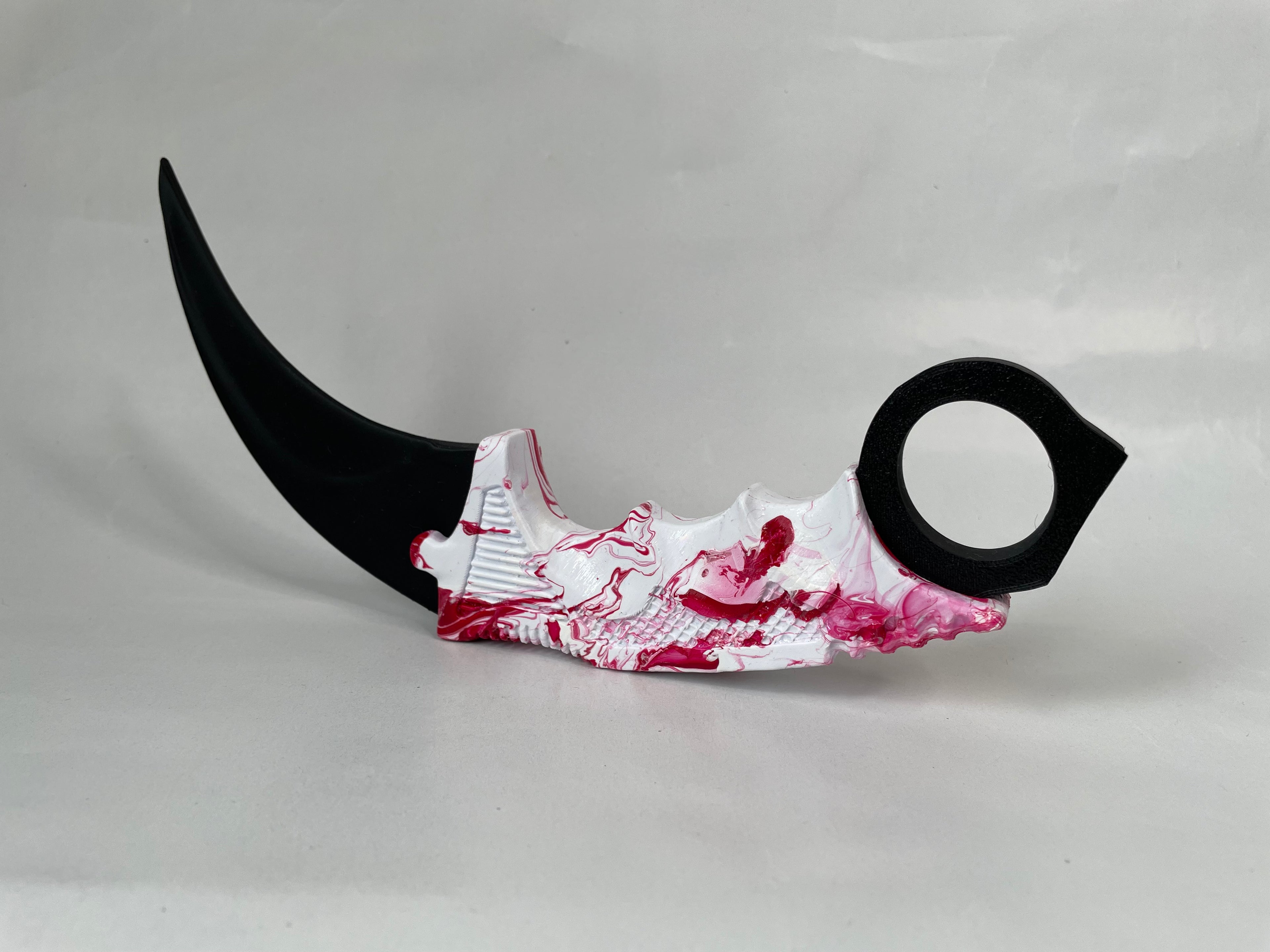 Dekorativ Marmorert Karambit #10