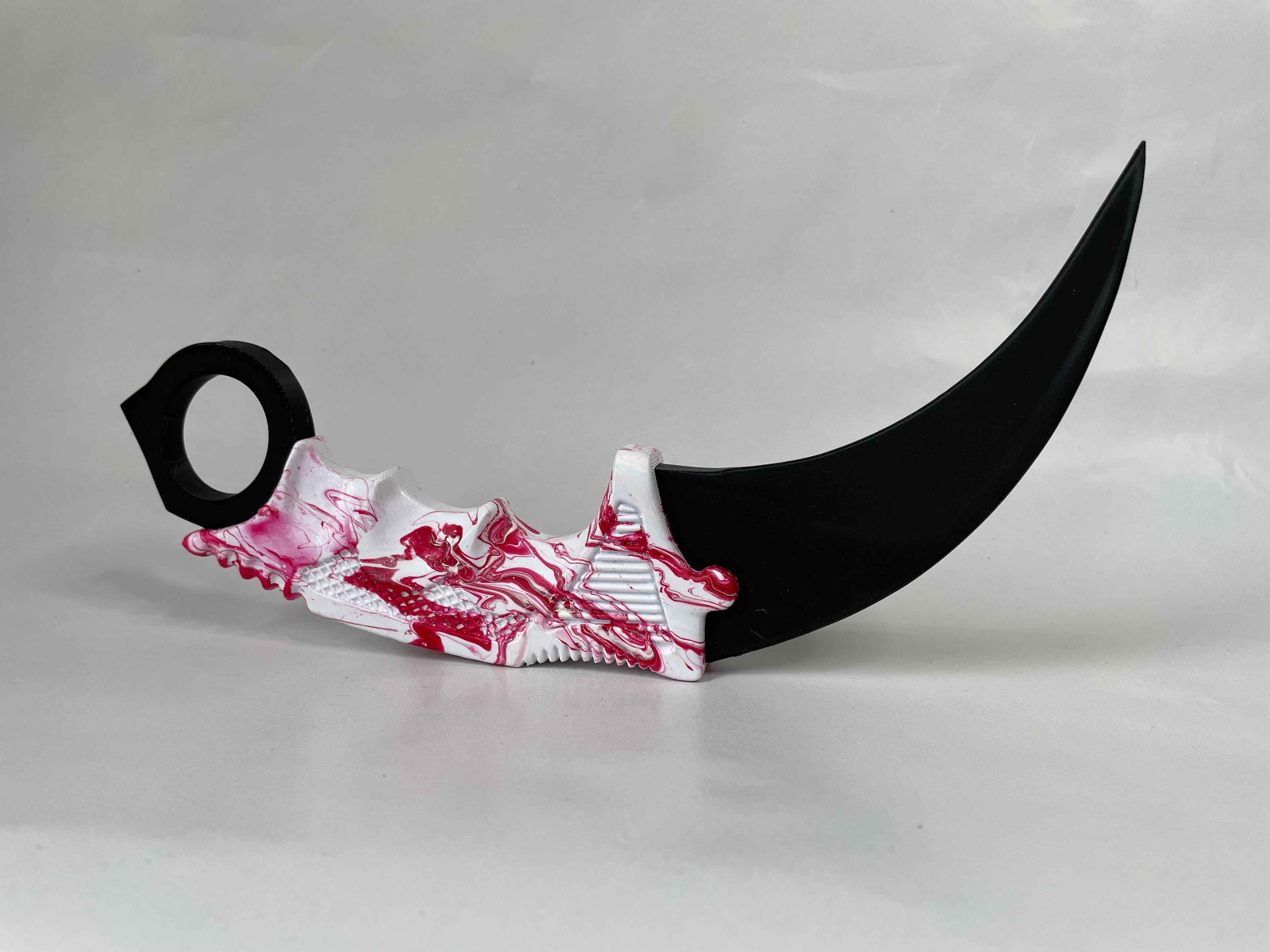 Dekorativ Marmorert Karambit #10