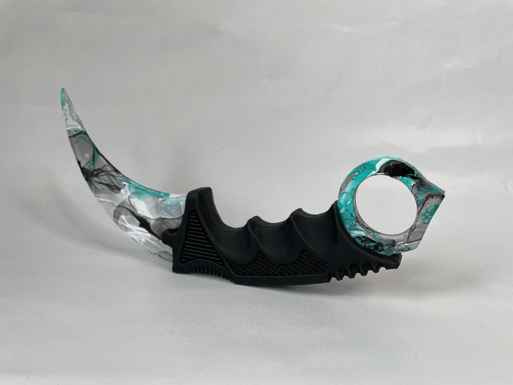 Dekorativ Marmorert Karambit #03