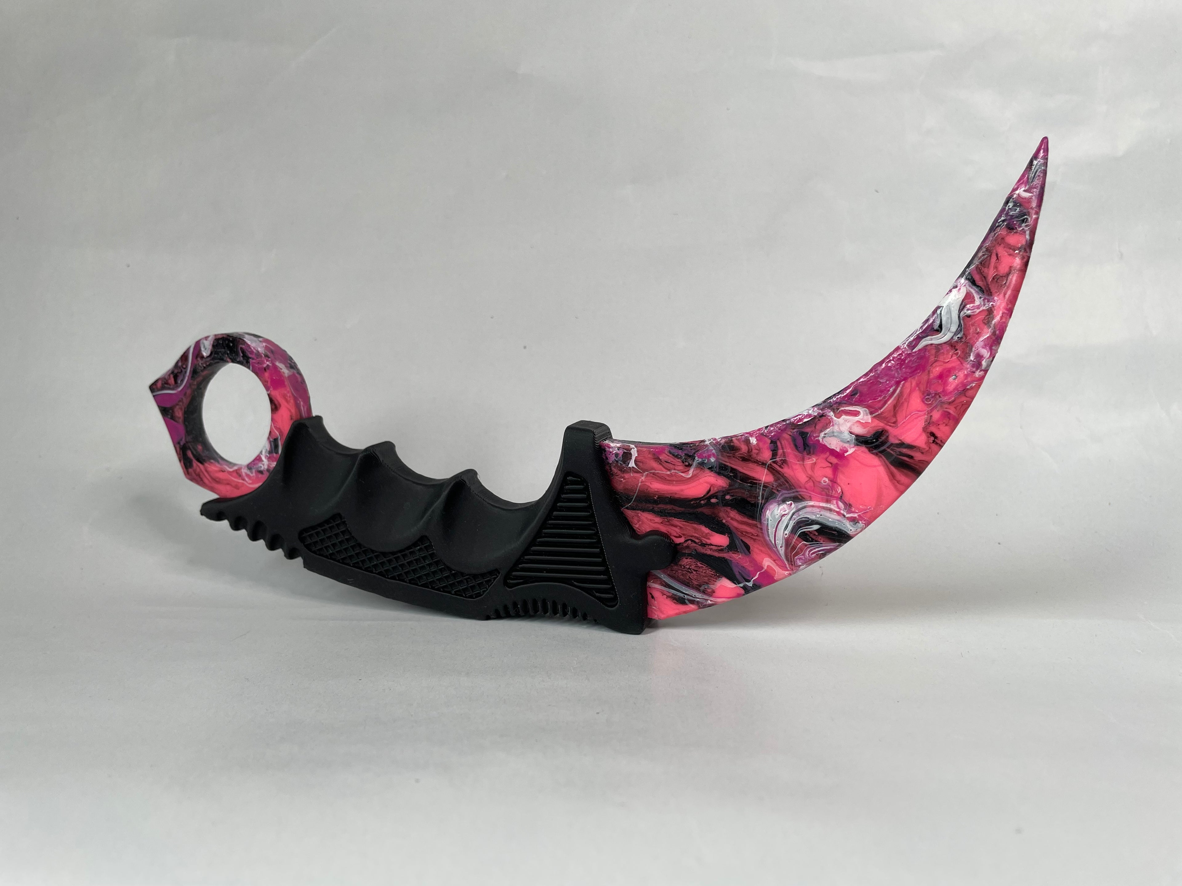 Dekorativ Marmorert Karambit #08