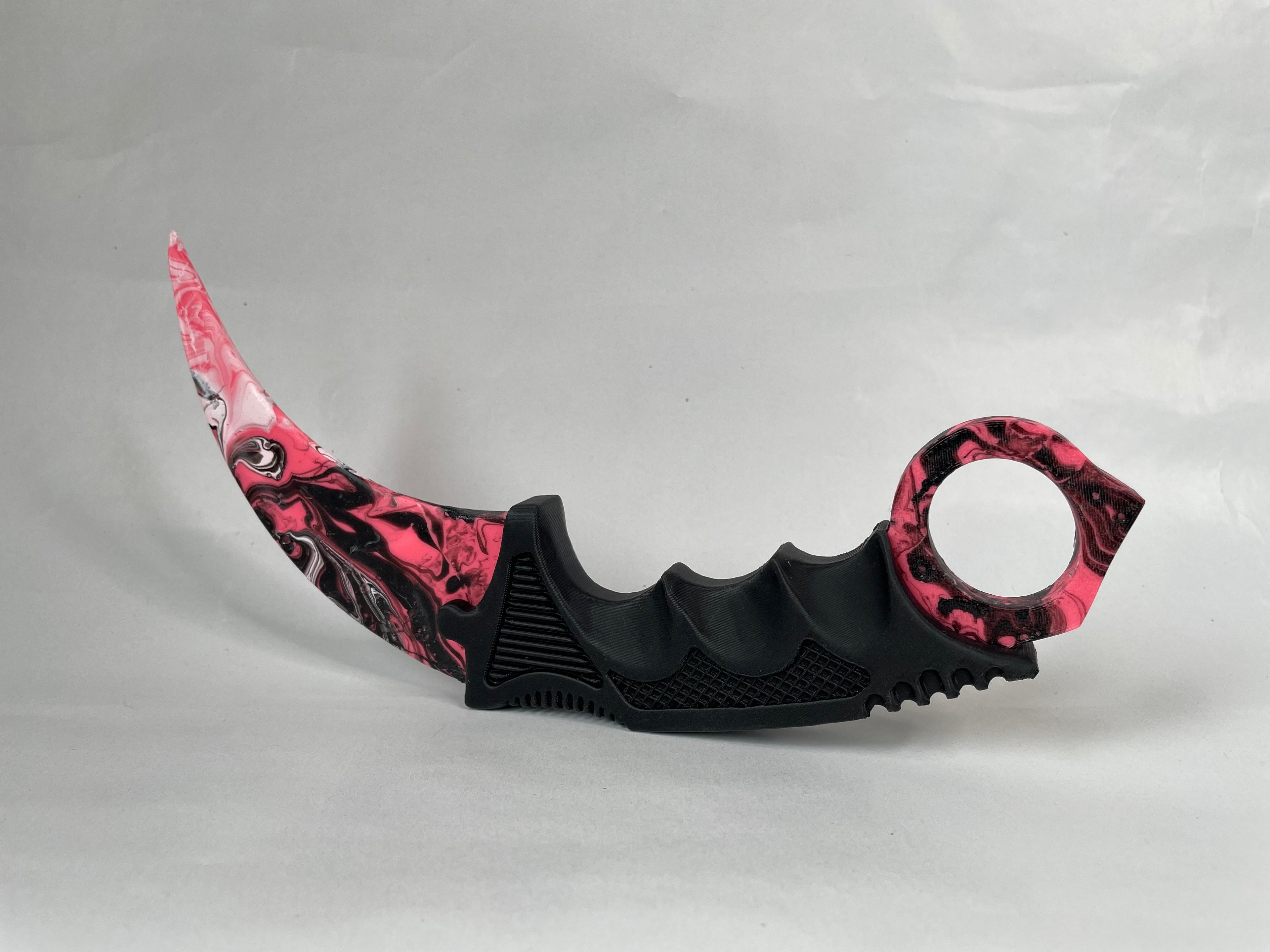 Dekorativ Marmorert Karambit #04