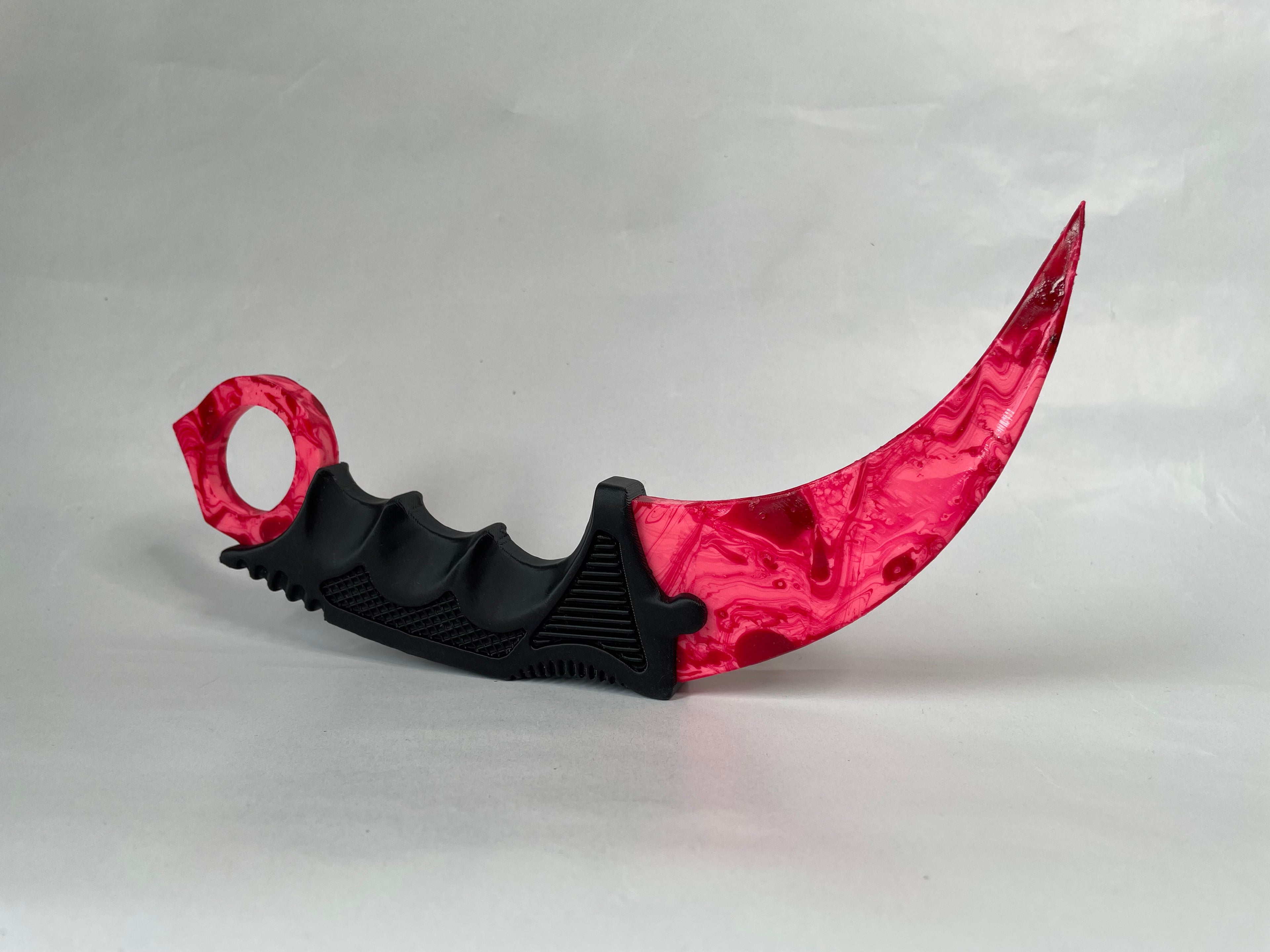 Dekorativ Marmorert Karambit #11